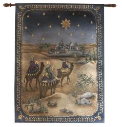And it Came to Pass Lighted Tapestry Wall Hanging